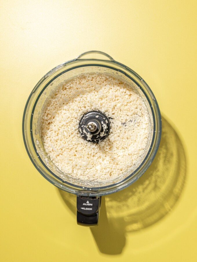 cauliflower rice in food processor 